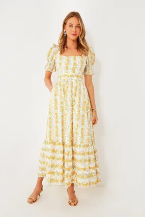 Yellow Floral Phillipa Maxi Dress