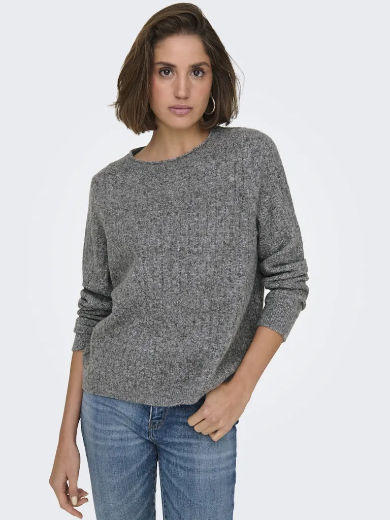 Yuma Life Knit - Medium Grey Melange