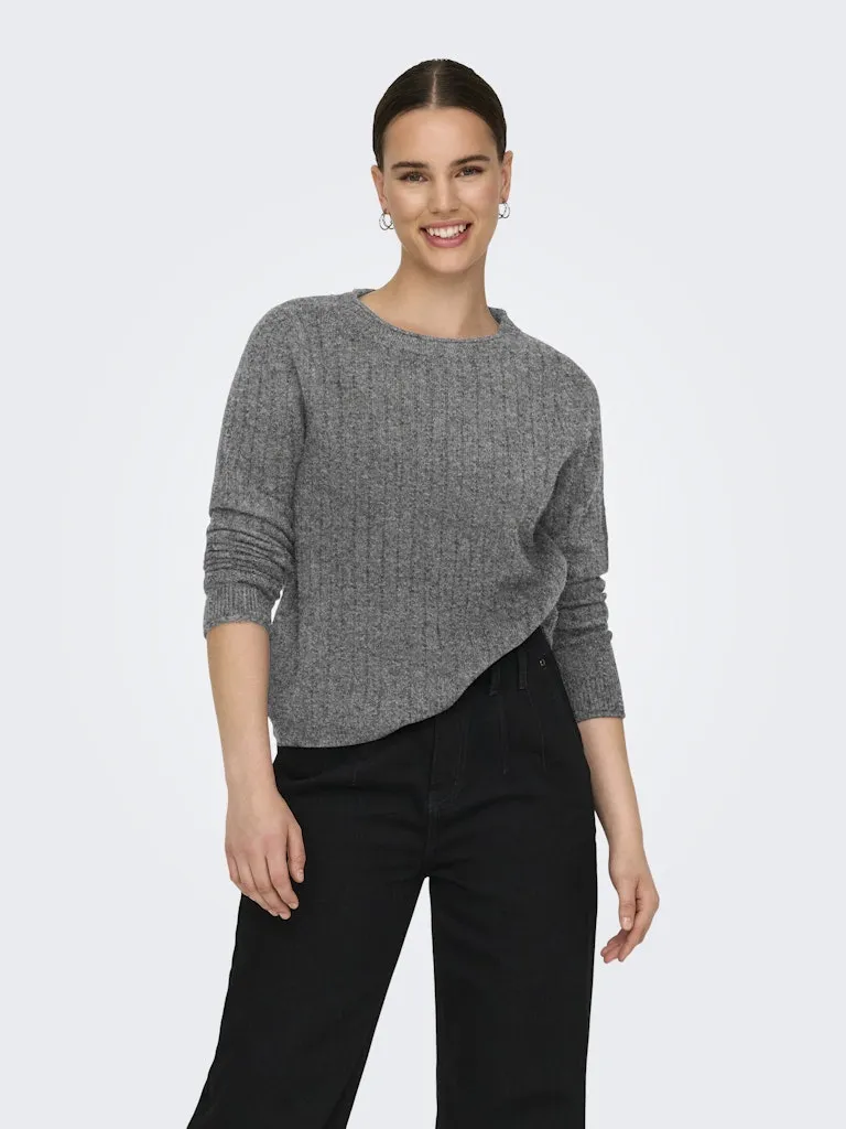 Yuma Life Knit - Medium Grey Melange